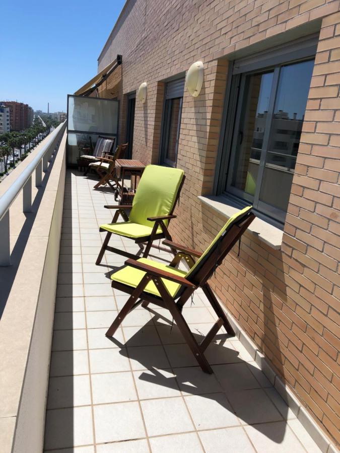 Atico Mirador Paseo Antonio Banderas Primera Linea De Playa Y Piscina マラガ エクステリア 写真